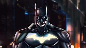 Batman Glowing Bat Suit , batman, superheroes, artist, artwork, digital-art, artstation HD wallpaper