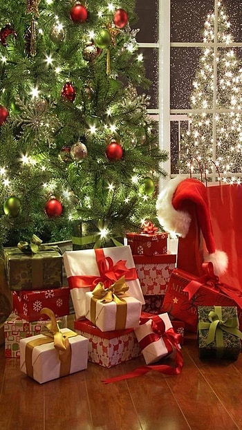 christmas ornaments, gift, christmas tree, holiday, Christmas HD phone wallpaper