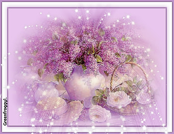 SPARKLES AND LILACS, ART, LILACS, ABSTRACT HD wallpaper