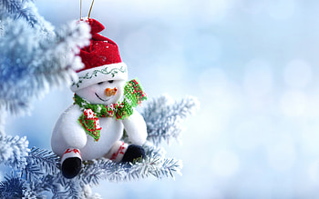 Snowman, white, craciun, christmas, red, green, card, ornament HD wallpaper