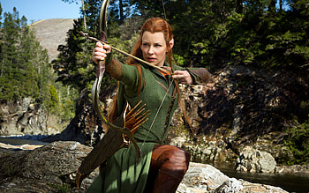 Evangeline Lilly In Hobbit, evangeline-lilly, movies, celebrities, girls HD wallpaper