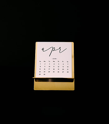 Miscellanea, Miscellaneous, Calendar, 2018, April HD phone wallpaper