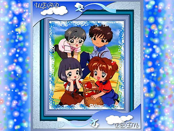 Memories, chibi, tomoyo, anime, sakura, tomoya, picnic, cardcaptor sakura HD wallpaper