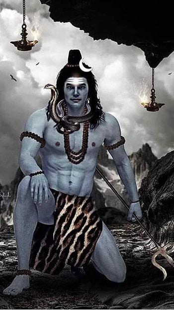 Mahakal Live, Black And White, background HD phone wallpaper