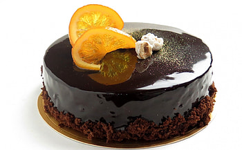 Chocolate Orange Cake, sweet, chocolate, dessert, delicious, orange, food, cake, dark HD wallpaper