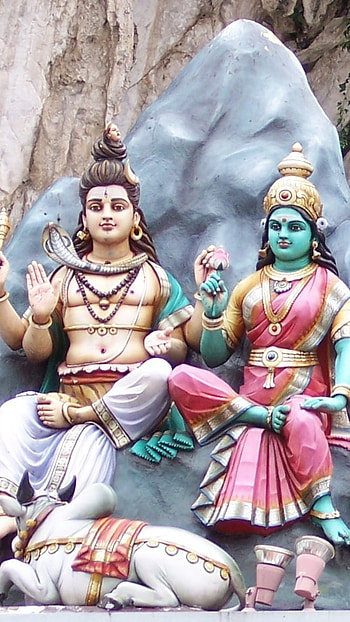 Prosenjit Shiva, Lord Shiva, Goddess Parvati HD phone wallpaper