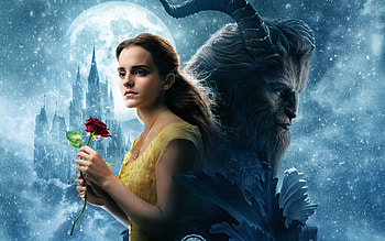 Beauty and the Beast, Emma Watson, Movie , High resolution beauty HD wallpaper