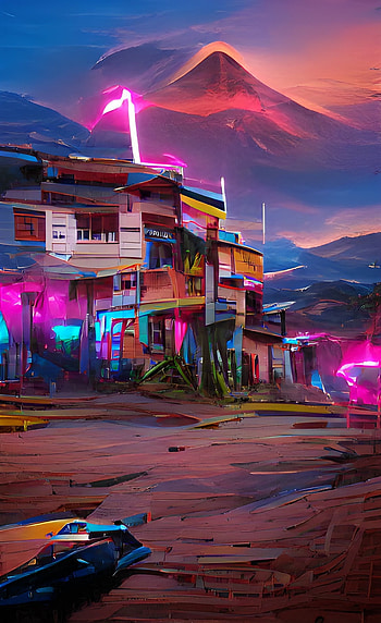 Fantasy, atmosphere, sky, paisaje, colombia HD phone wallpaper