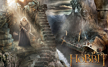 Desolation of Smaug, Stunning background, Hobbit , Fanpop favorite HD wallpaper
