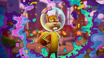 Karate Sandy, video game, SpongeBob SquarePants: The Cosmic Shake HD wallpaper