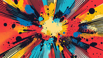 Explosive Pop Art : A Comic Burst of Color, pop art, explosion, Comic HD wallpaper
