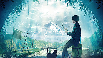 Whispering Lake - Anime Fantasy, anime landscape, fantasy HD wallpaper