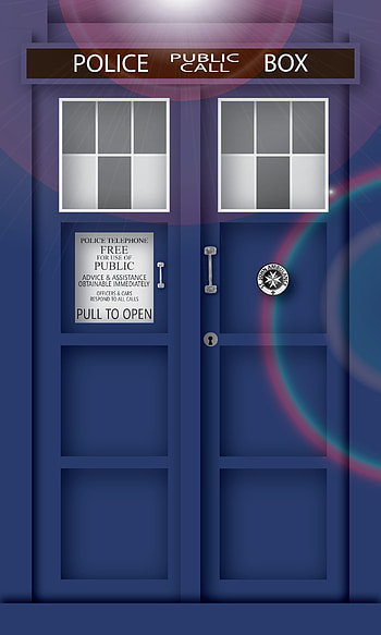 Tardis Doors - WeSharePics HD phone wallpaper