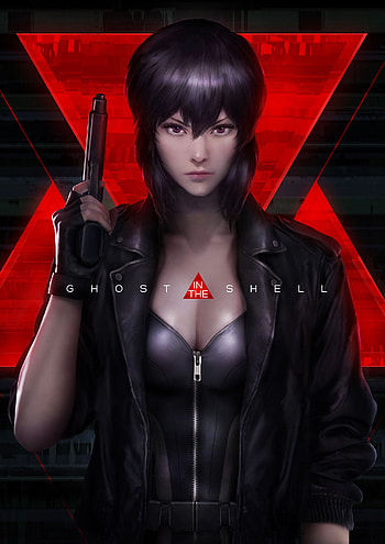 Ghost in the Shell Tribute, Johnson Ting, Motoko Kusanagi, Cyberpunk girl HD phone wallpaper