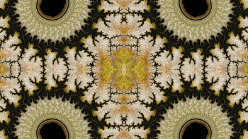 Trippy Psychedelic Fractal, trippy, psychedelic, aesthetic, brown, Abstract, fractal HD wallpaper