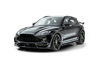 2022, Aston Martin DBX, Mansory, front view, exterior, sport utility vehicle, black DBX, DBX tuning, British cars, Aston Martin HD wallpaper