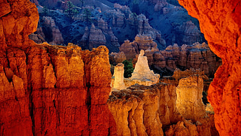 Bryce Canyon Sunrise, landscape, rocks, usa, utah, morning HD wallpaper