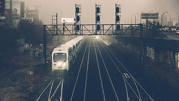 Miscellanea, Miscellaneous, Railway, Station, Rails, Train HD wallpaper