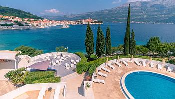 Korcula, Accommodation in Croatia, Liburna hotel amenities, Comfortable stay HD wallpaper