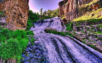 Jermuk Waterfall, Armenia HD wallpaper