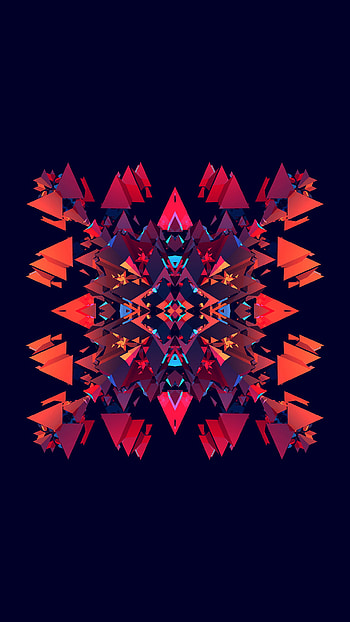 Justin Maller artwork, , Facets app, Fractal art HD phone wallpaper