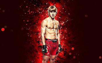 Paddy Pimblett, , red neon lights, mexican fighters, MMA, UFC, Mixed martial arts, Paddy Pimblett , UFC fighters, Paddy HD wallpaper
