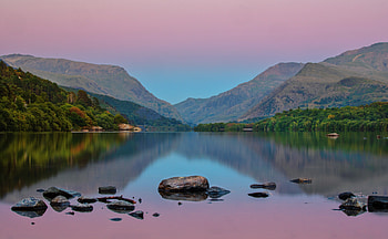 Mountain Lake Water Still Reflection , lake, mountains, reflection, nature HD wallpaper