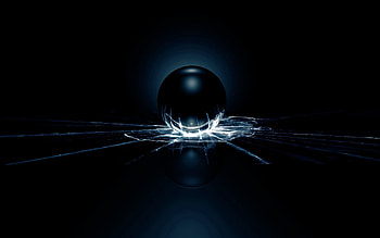 Abstract, Dark, Shadow, Glass, Ball, Cracks, Crack HD wallpaper