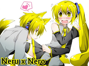 Neru @ Nero, sweet, den1, sing, yellow HD wallpaper