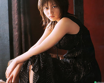 cute,actress,black dress,Maki Horikita, black dress, maki horikita, cute, actress HD wallpaper