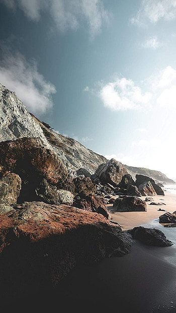 Trending, Beach Stone HD phone wallpaper
