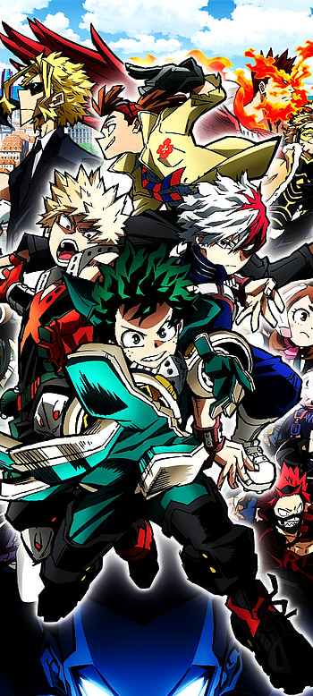 My hero academia movie, art, cartoon HD phone wallpaper