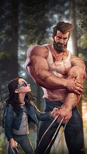 Laura (X-Men), Marvel , Superman , Wolverine HD phone wallpaper