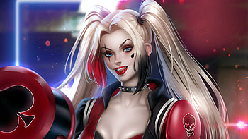 ArtHarley Quinn, harley-quinn, superheroes, digital-art, artwork, deviantart HD wallpaper