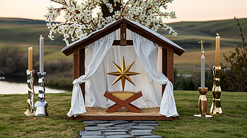Serene Nativity Scene - Ultra, christmas decorations HD wallpaper