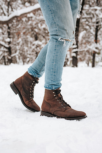 Snow, Miscellanea, Miscellaneous, Legs, Boots, Shoes, Jeans HD phone wallpaper