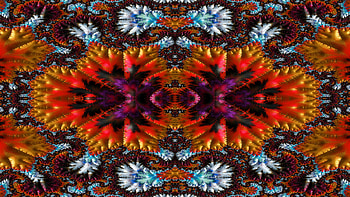 Trippy Psychedelic Fractal, trippy, psychedelic, aesthetic, Abstract, fractal HD wallpaper