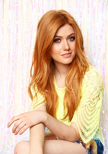 Katerina McNamara, orange, hair HD phone wallpaper