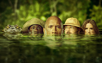 Jumanji: Welcome to the Jungle, Action movie, 2017 HD wallpaper