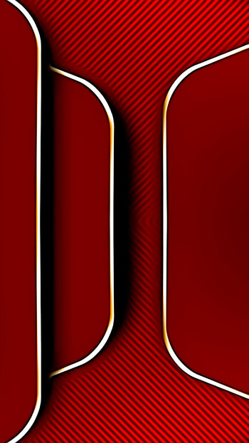 material design amoled, digital, red, 3d, new, modern, shapes, geometric, pattern, abstract, lines HD phone wallpaper