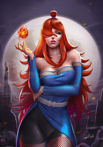 Anime character Mei Terumi, Naruto series, posted, Etha Thompson's collection HD phone wallpaper