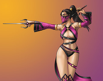 Mortal Kombat Mileena with daggers Read more HD wallpaper