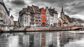 Strasbourg, Aesthetic , Charming city, que landscapes HD wallpaper