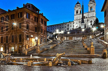 Piazza di Spagna, Rome, Travels, Roma Bella HD wallpaper