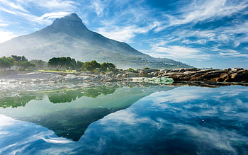 Ocean Reflection, reflection, ocean, nature HD wallpaper