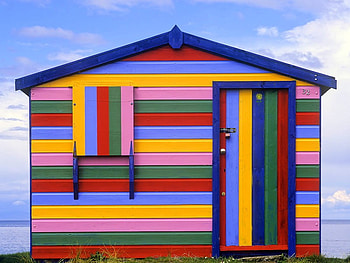 Colorfull Hut, cool HD wallpaper