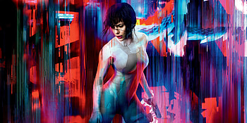 Ghost in the shell, Scarlett Johansson, movie HD wallpaper