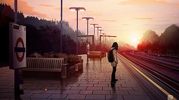 Travelling To New Place, alone, artist, artwork, digital-art, artstation HD wallpaper