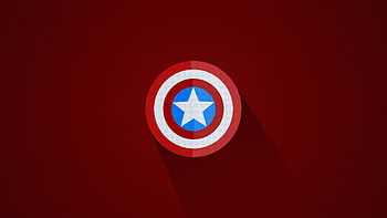 Shield of Captain America, superhero, minimal HD wallpaper
