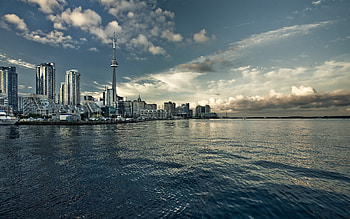 Toronto Skyline, Travels, , Background HD wallpaper